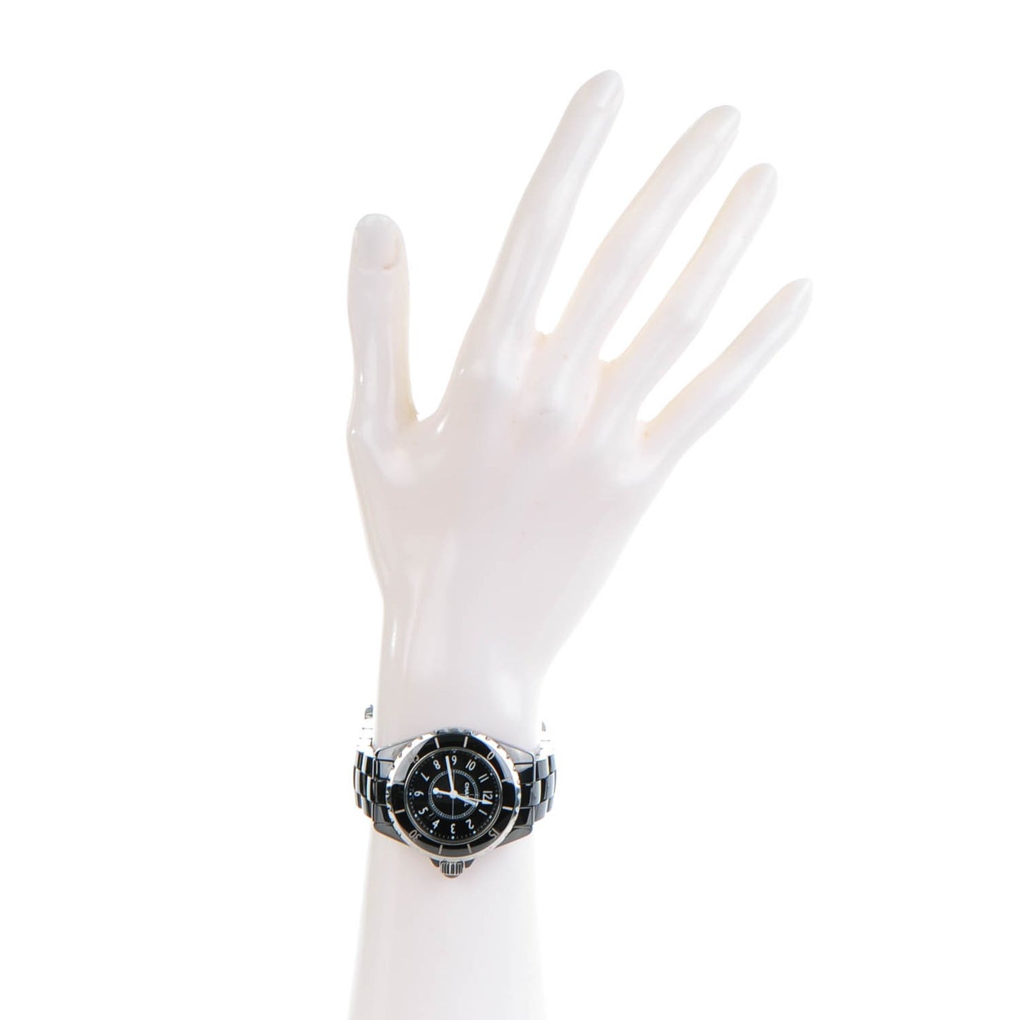 Stainless Steel Ceramic 33mm J12 Quartz Watch Black