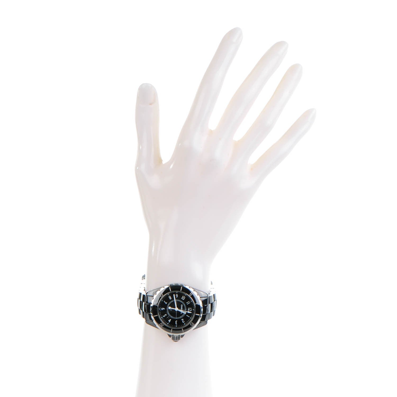 Chanel Stainless Steel Ceramic 33mm J12 Quartz Watch Black 2 of 9