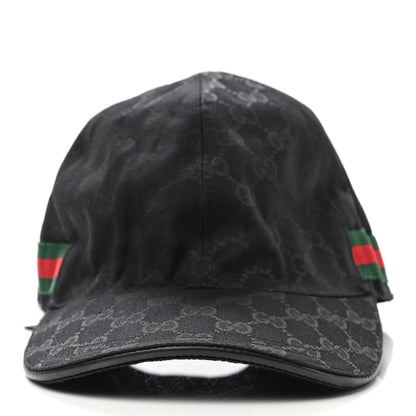 Gucci Monogram Web Baseball Hat M Black 3 of 11