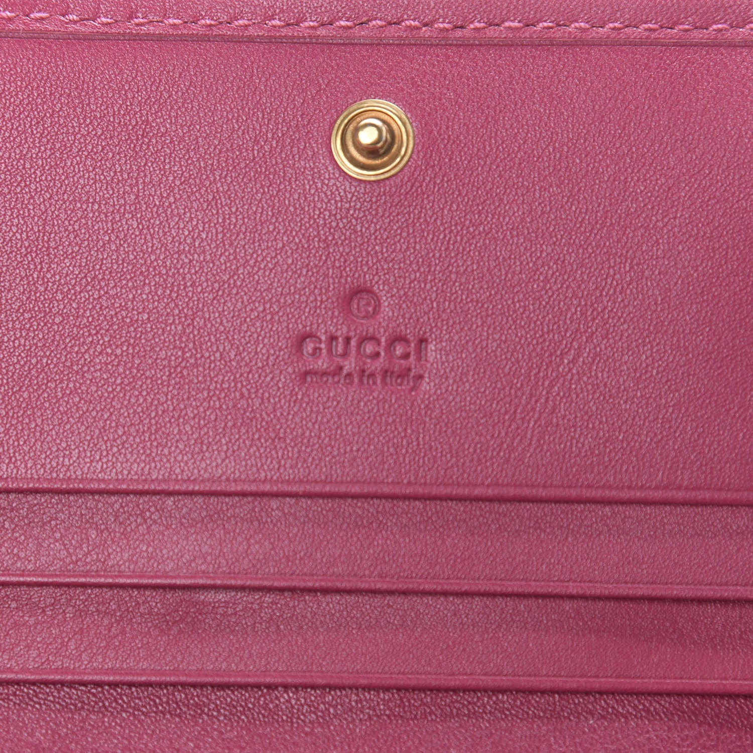 Gucci Velvet Matelasse Pearl Love Embroidered GG Marmont Card Case Wallet Light Raspberry Rose 6 of 9