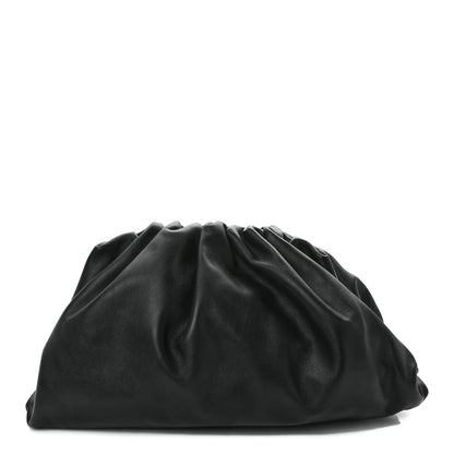Bottega Veneta Smooth Butter Calf The Pouch Oversized Clutch Black 1 of 9