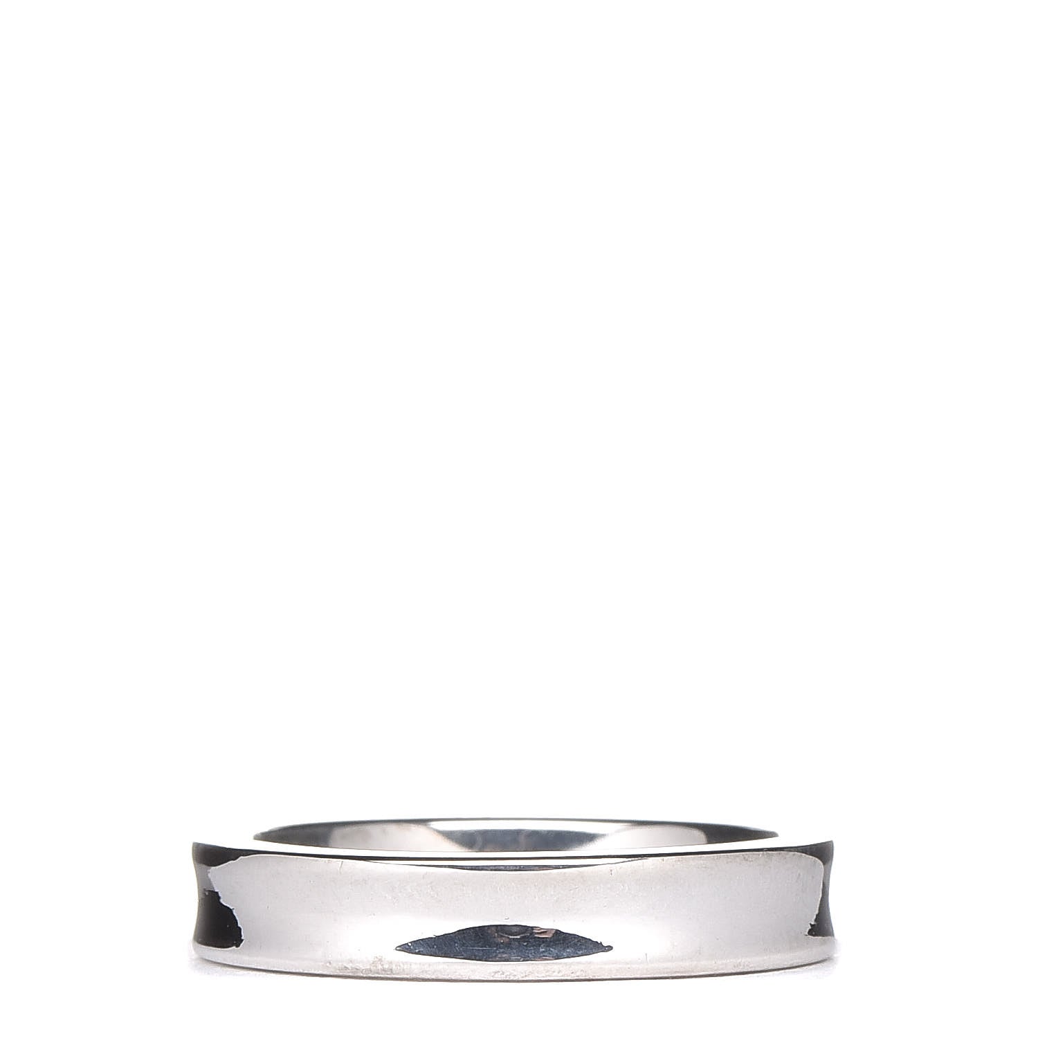 Tiffany Sterling Silver Narrow 1837 Band Ring 49 5 3 of 4