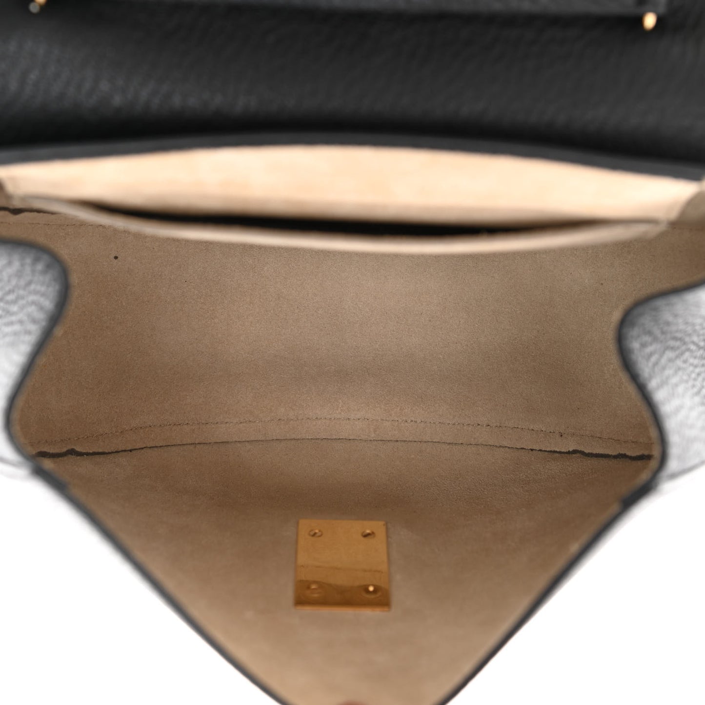 Goatskin Drew Shoulder Bag Black