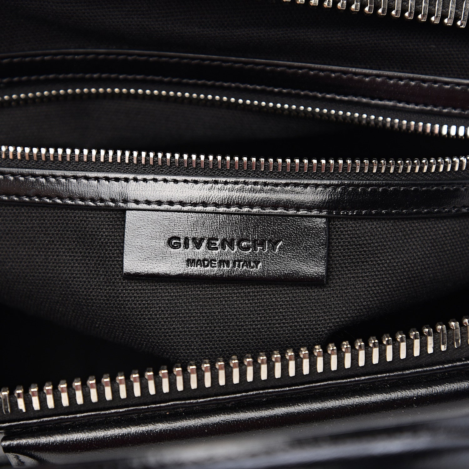 Givenchy Shiny Lord Calfskin Medium Antigona Black 5 of 9
