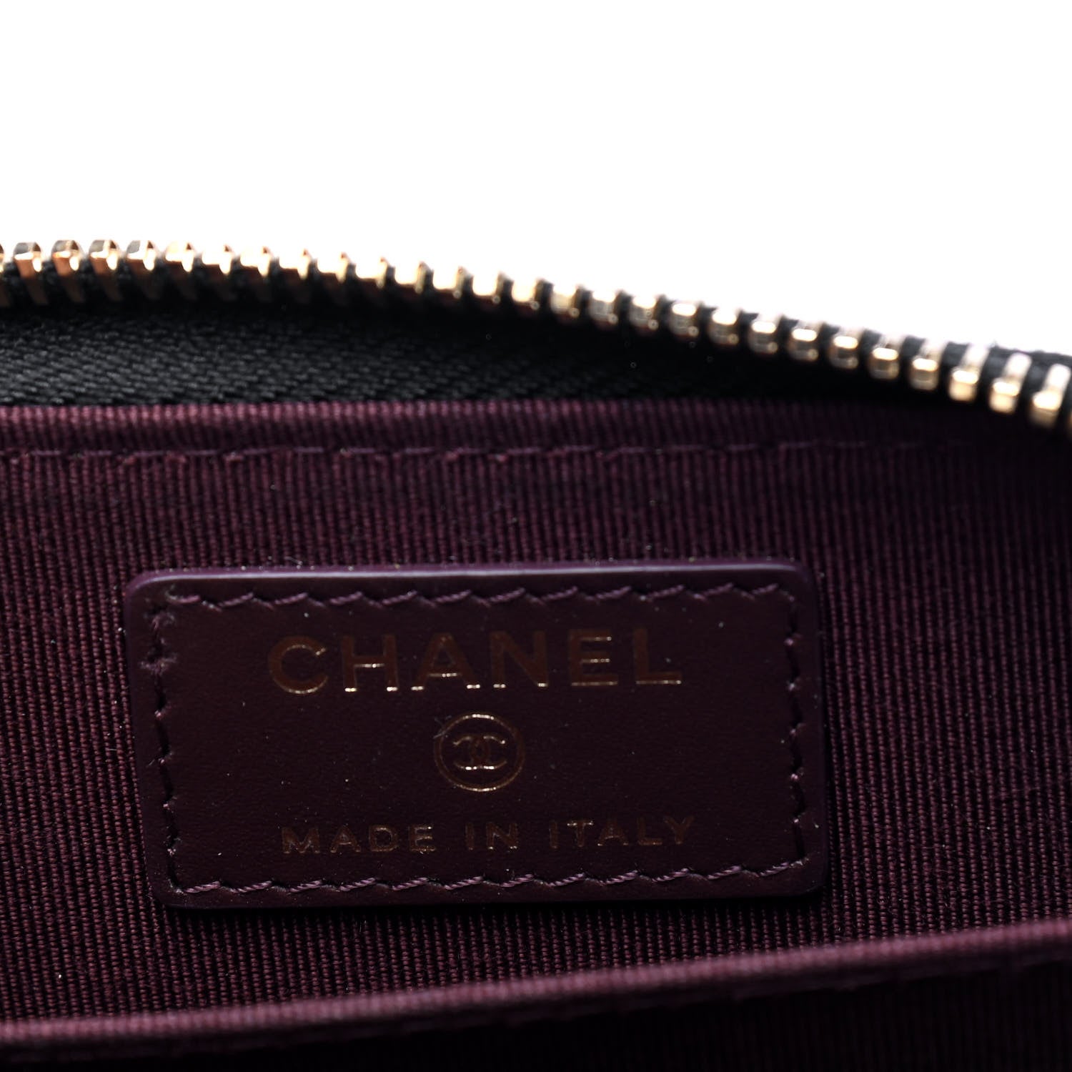 Chanel Caviar Quilted Zip Coin Purse Black 4 of 4