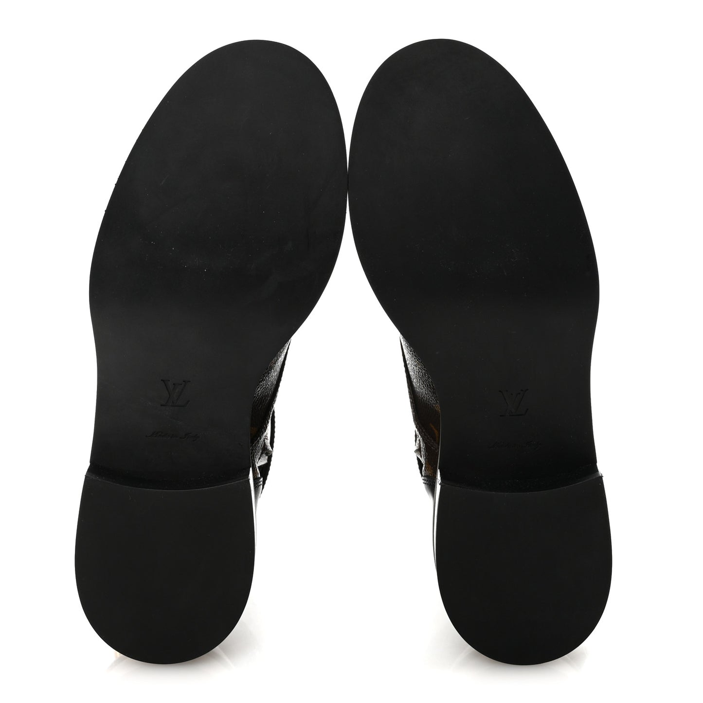 Calfskin Monogram Wonderland Flat Ranger Boots 37 Black