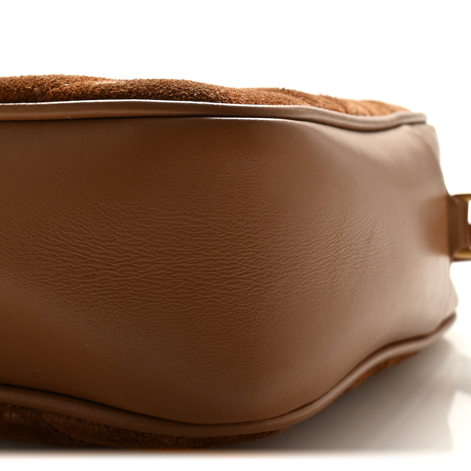 Saint Laurent Suede Matelasse Monogram Lou Camera Bag Cinnamon 9 of 9