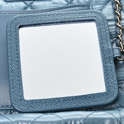 Chanel Caviar Quilted Large Vanity Pouch Blue 8 of 8