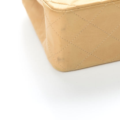 Chanel Lambskin Quilted Medium Double Flap Beige 16 of 18