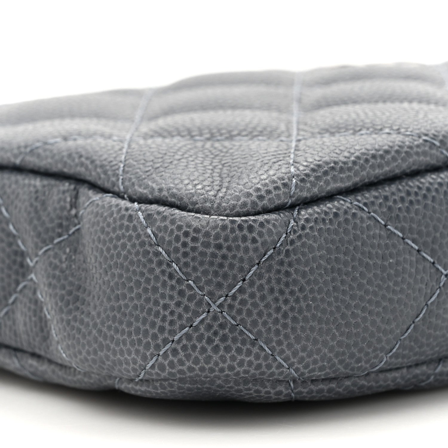 Chanel Caviar Quilted Small Clutch With Chain Grey 12 of 13