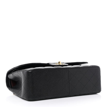 Chanel Caviar Quilted Jumbo Double Flap Black 4 of 10