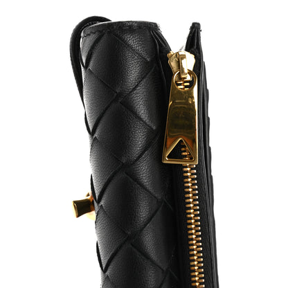 Bottega Veneta Nappa Intrecciato Andiamo Large Flap Wallet Black 9 of 9