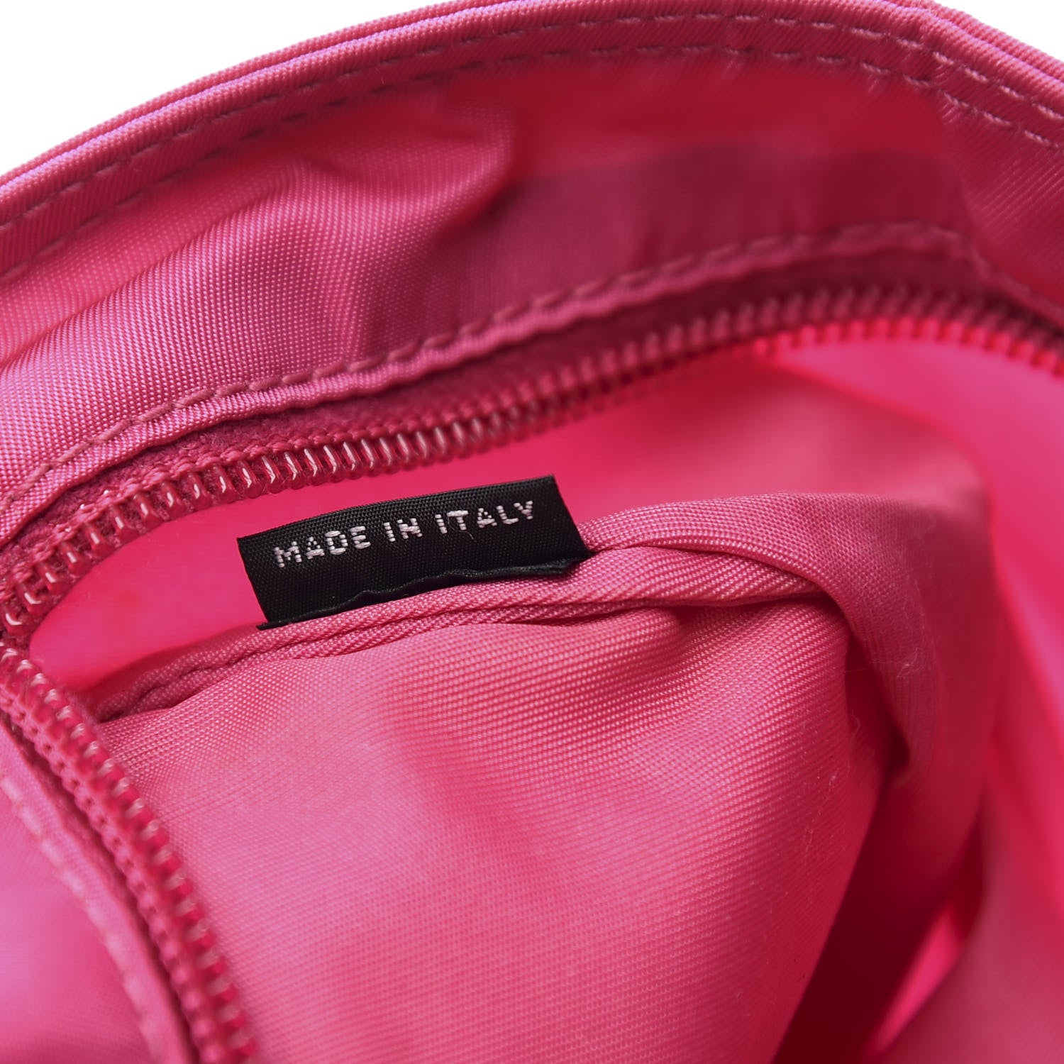 Prada Nylon Vela Flat Messenger Bag Fuxia 5 of 9