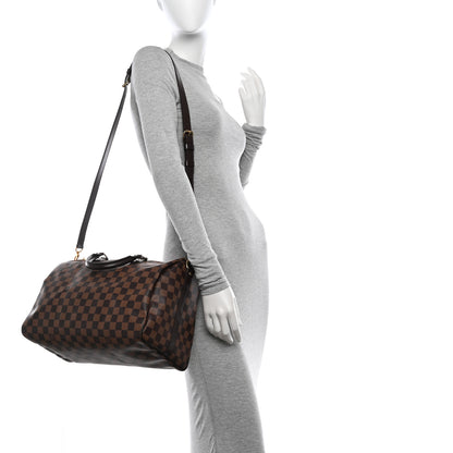 Louis Vuitton Damier Ebene Speedy Bandouliere 35 2 of 12