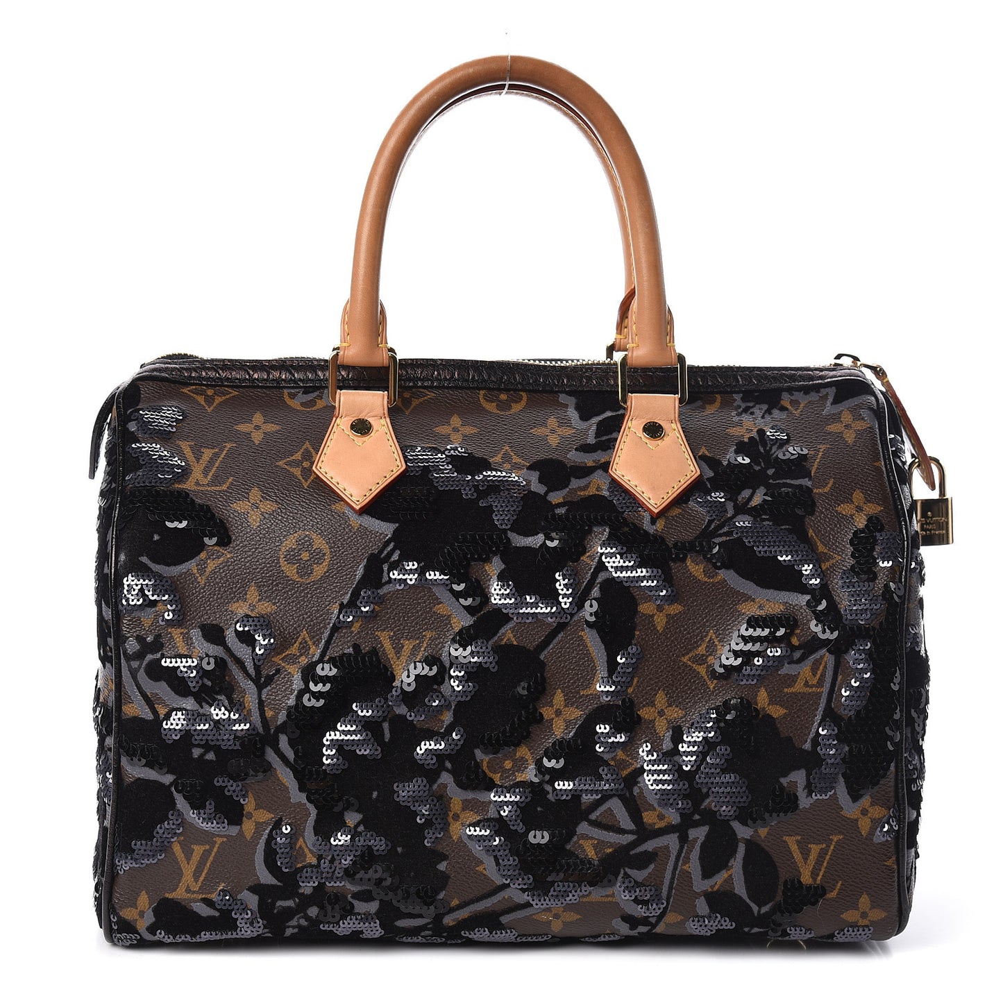 Monogram Fleur De Jais Sequins Speedy 30