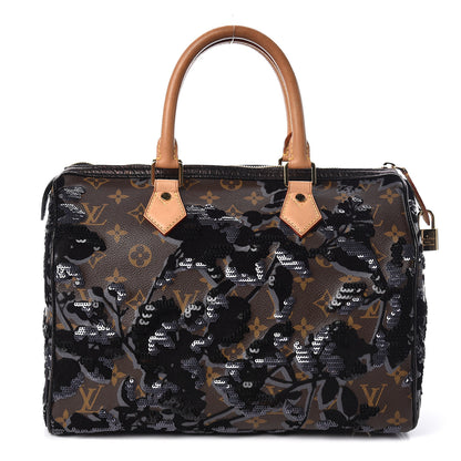Louis Vuitton Monogram Fleur De Jais Sequins Speedy 30 1 of 10