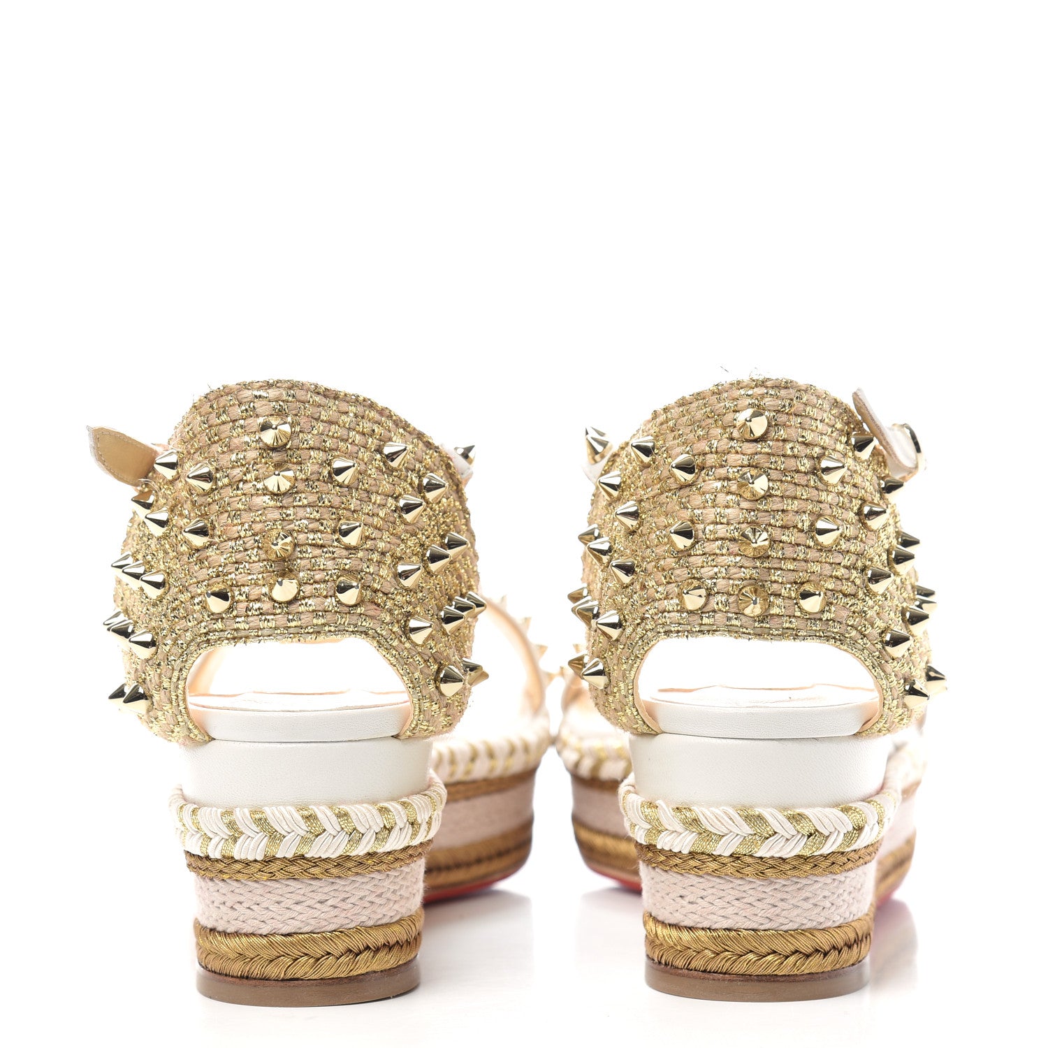 Christian Louboutin Shiny Nappa Madmonica 60 Platform Sandals 40 Version Latte 7 of 9