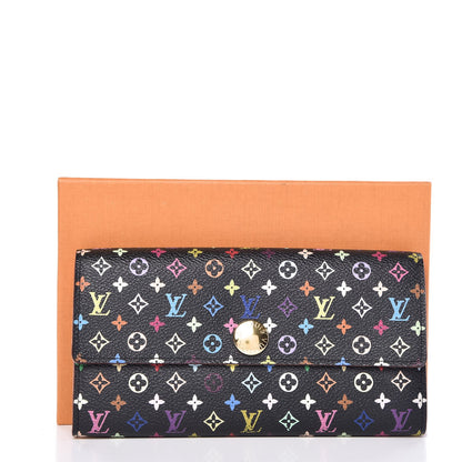 Louis Vuitton Monogram Multicolor Sarah Wallet Black Grenade 13 of 13
