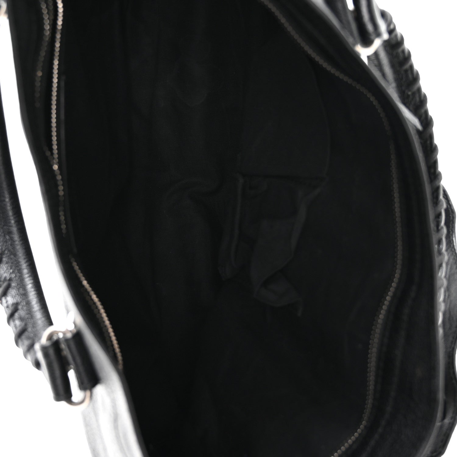 Balenciaga Chevre Silver Metallic Edge Hardware City Black 5 of 11