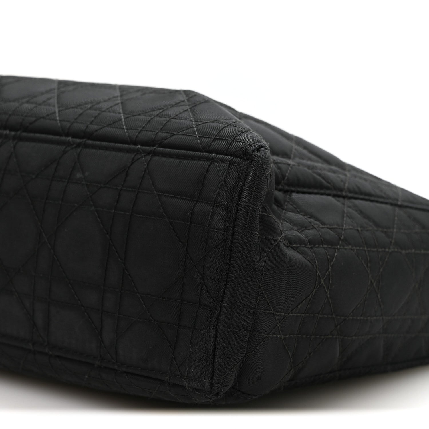 Christian Dior Nylon Cannage Large Lady Dior Black 10 of 11
