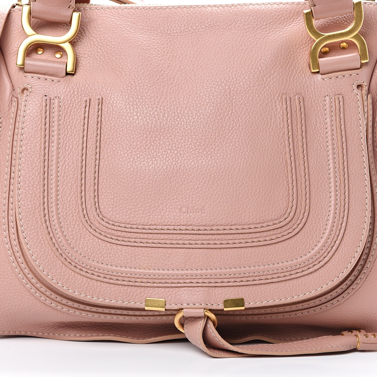 Chloe Calfskin Medium Marcie Satchel Anemone Pink 9 of 15