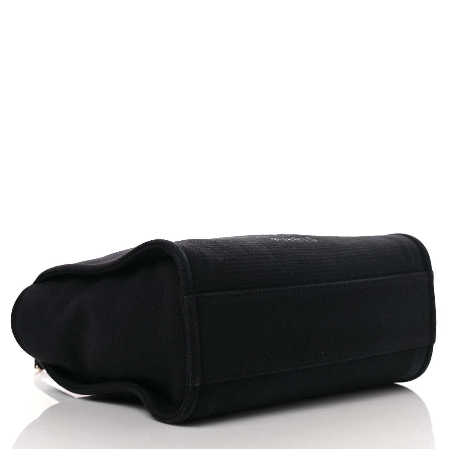 Chanel Mixed Fibers Small Deauville Tote Black 5 of 12