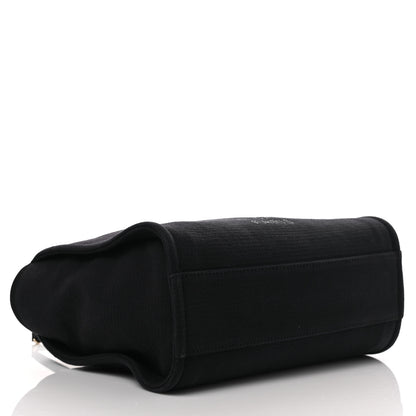 Chanel Mixed Fibers Small Deauville Tote Black 5 of 12