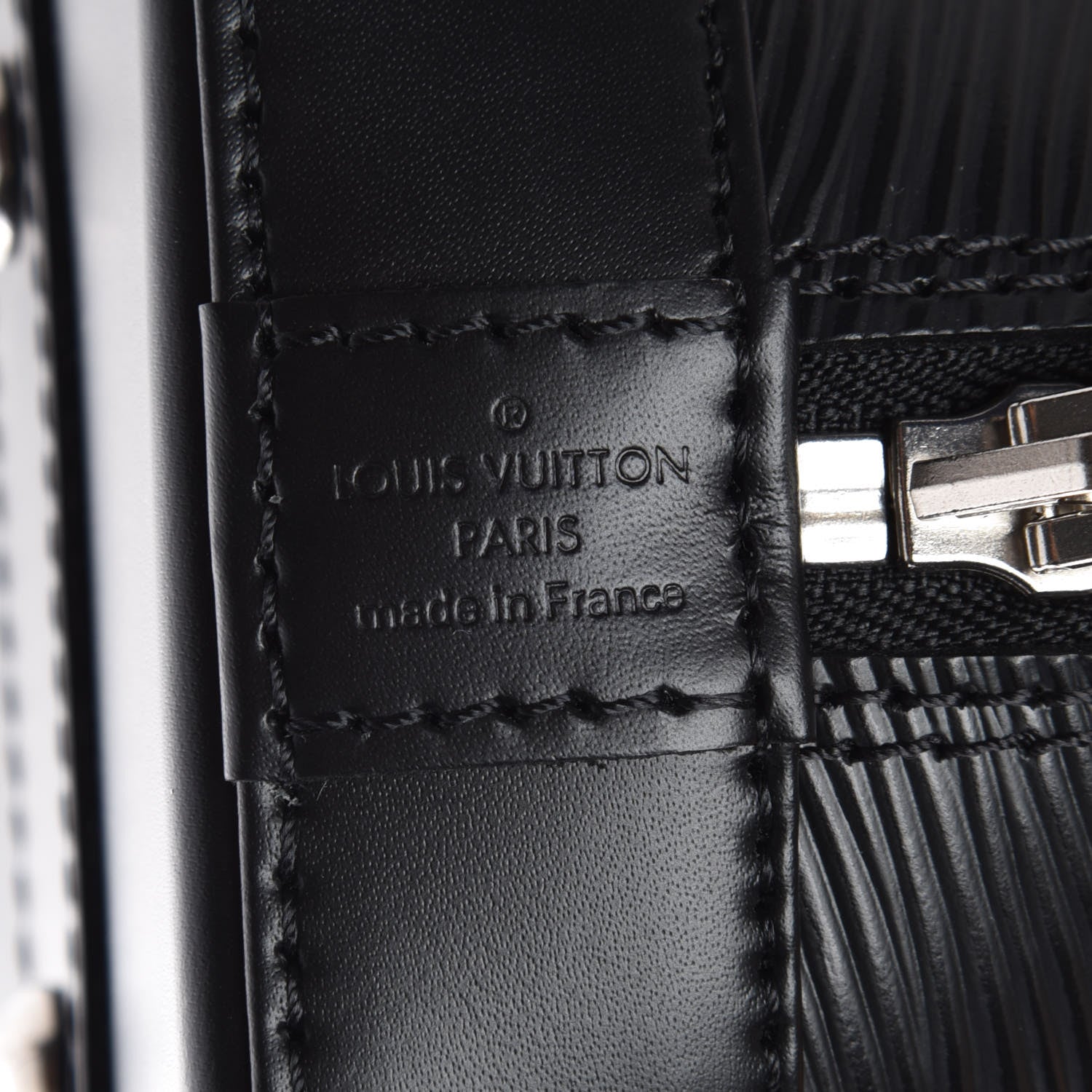 Louis Vuitton Epi Alma BB Black 6 of 7