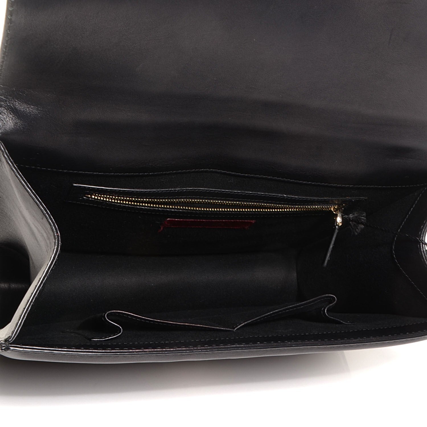 Valentino Garavani Vitello Large Glam Lock Rockstud Flap Black 5 of 8