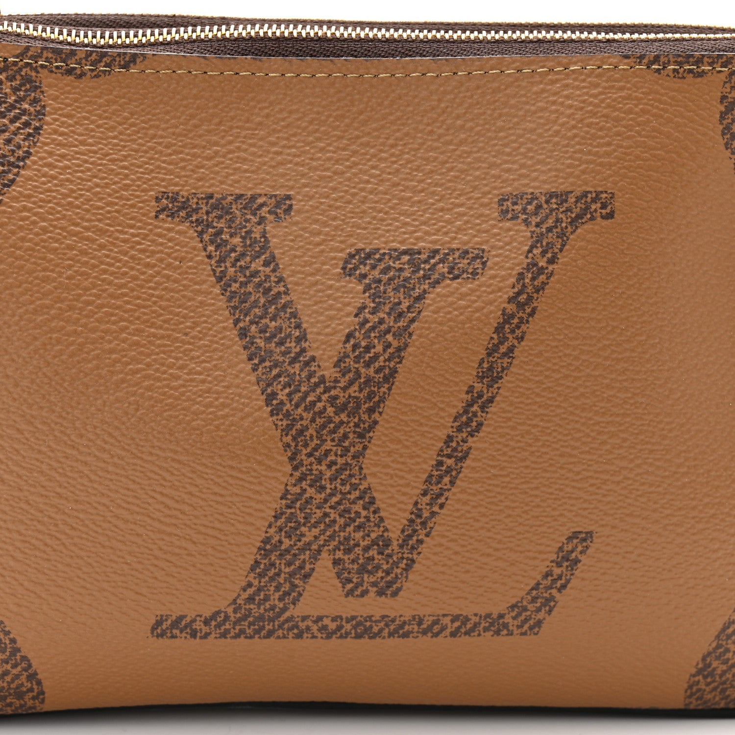 Louis Vuitton Reverse Monogram Giant Double Zip Pochette 7 of 9