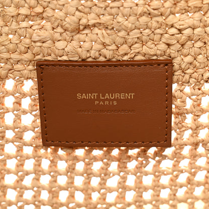 Saint Laurent Raffia Icare Shopping Tote Natural 7 of 12