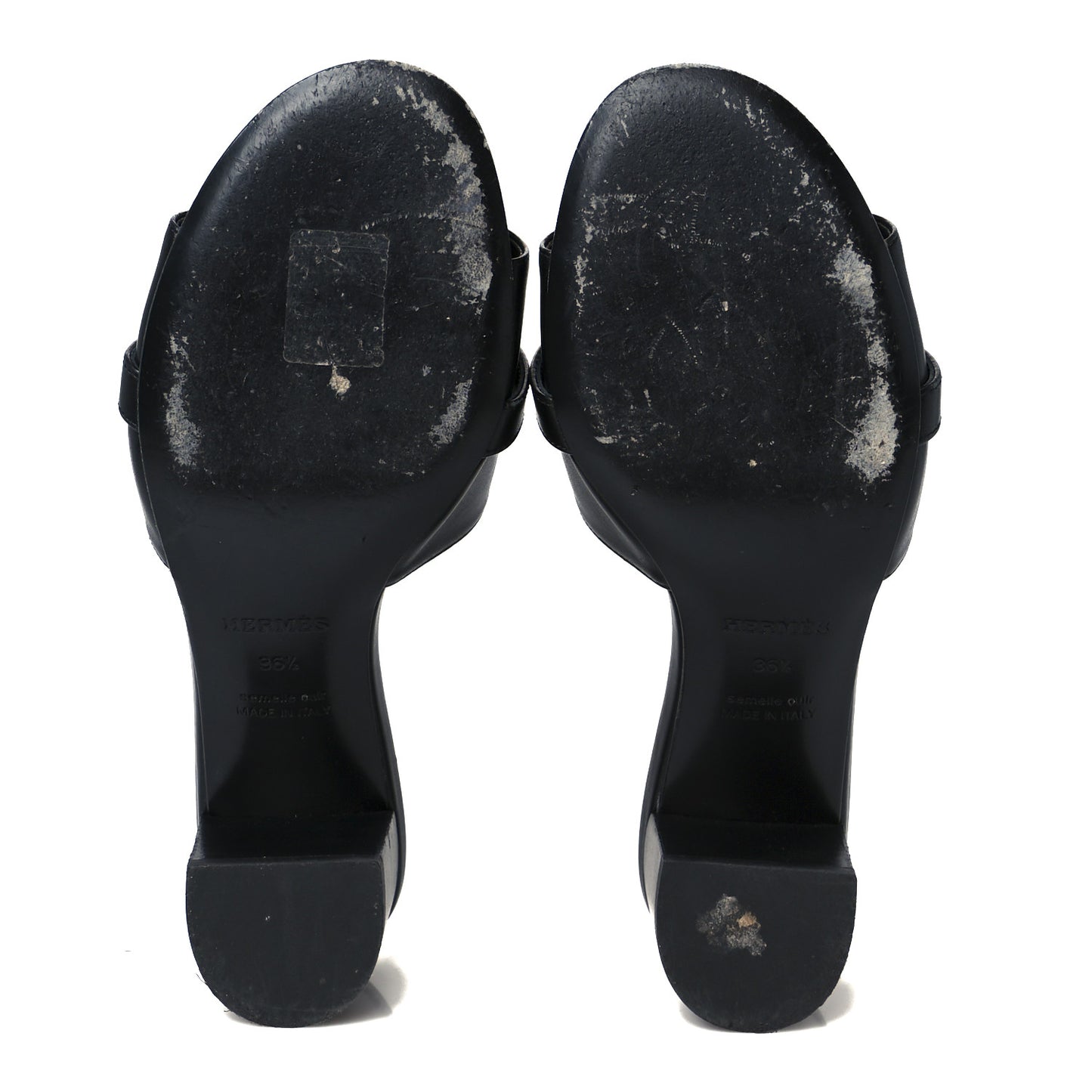 Calfskin Gigi 50 Sandals 36.5 Black