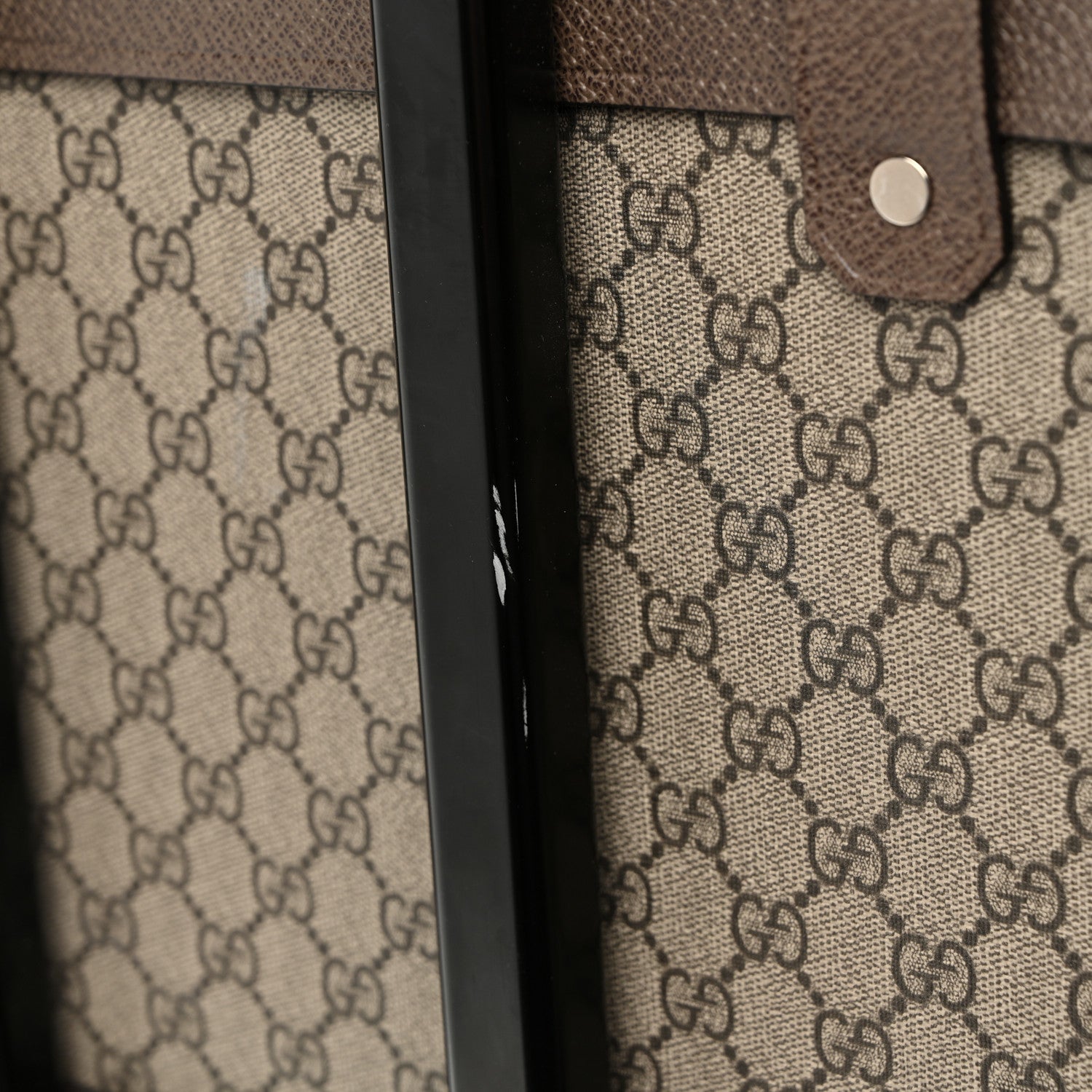 Gucci Supreme Monogram Medium Globe-Trotter Suitcase Brown 14 of 16