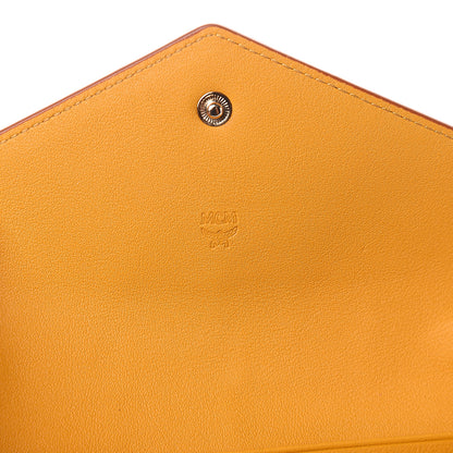 MCM Calfskin Ottomar Wallet On Chain Mango 5 of 9
