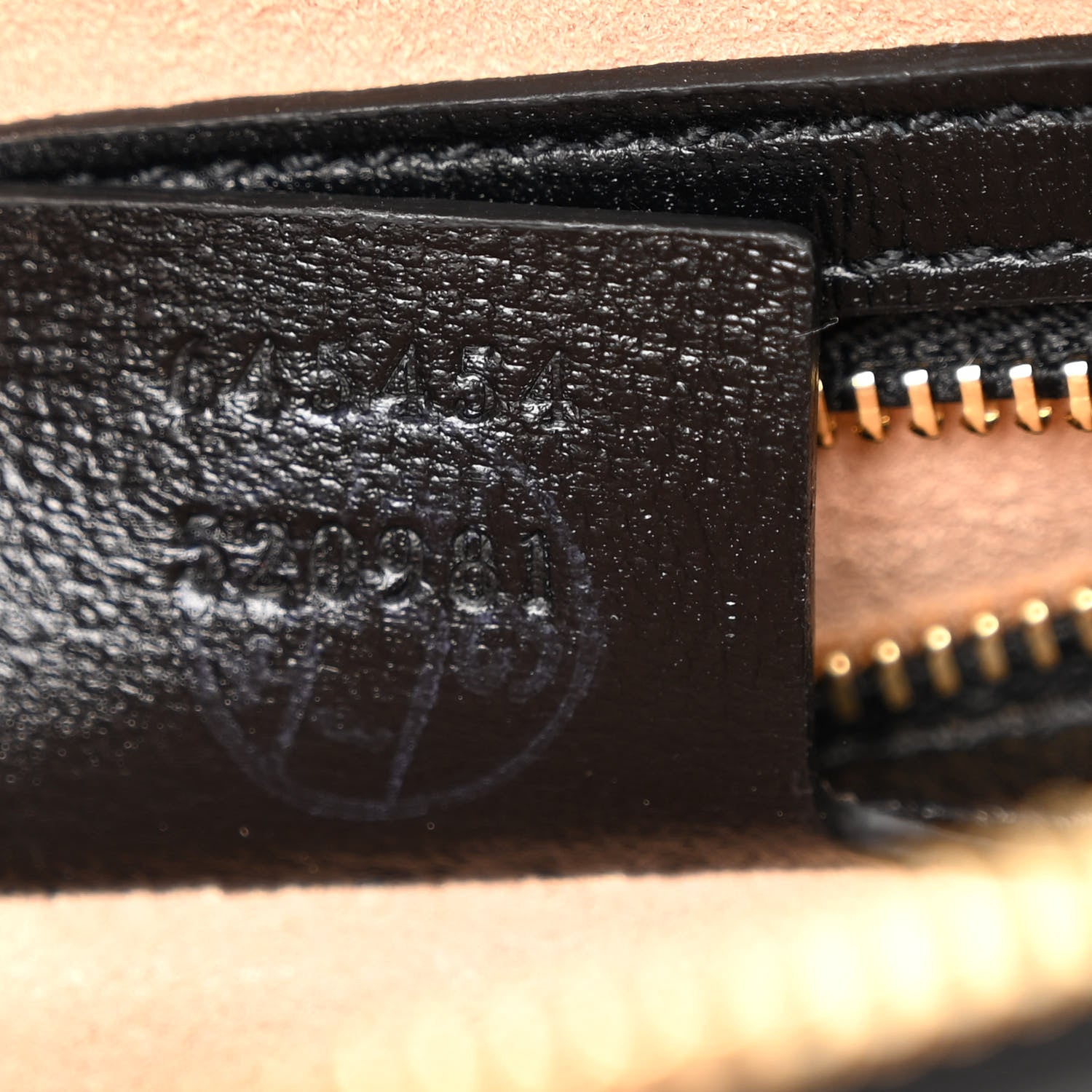 Gucci Textured Calfskin Small Horsebit 1955 Shoulder Bag Black 7 of 10