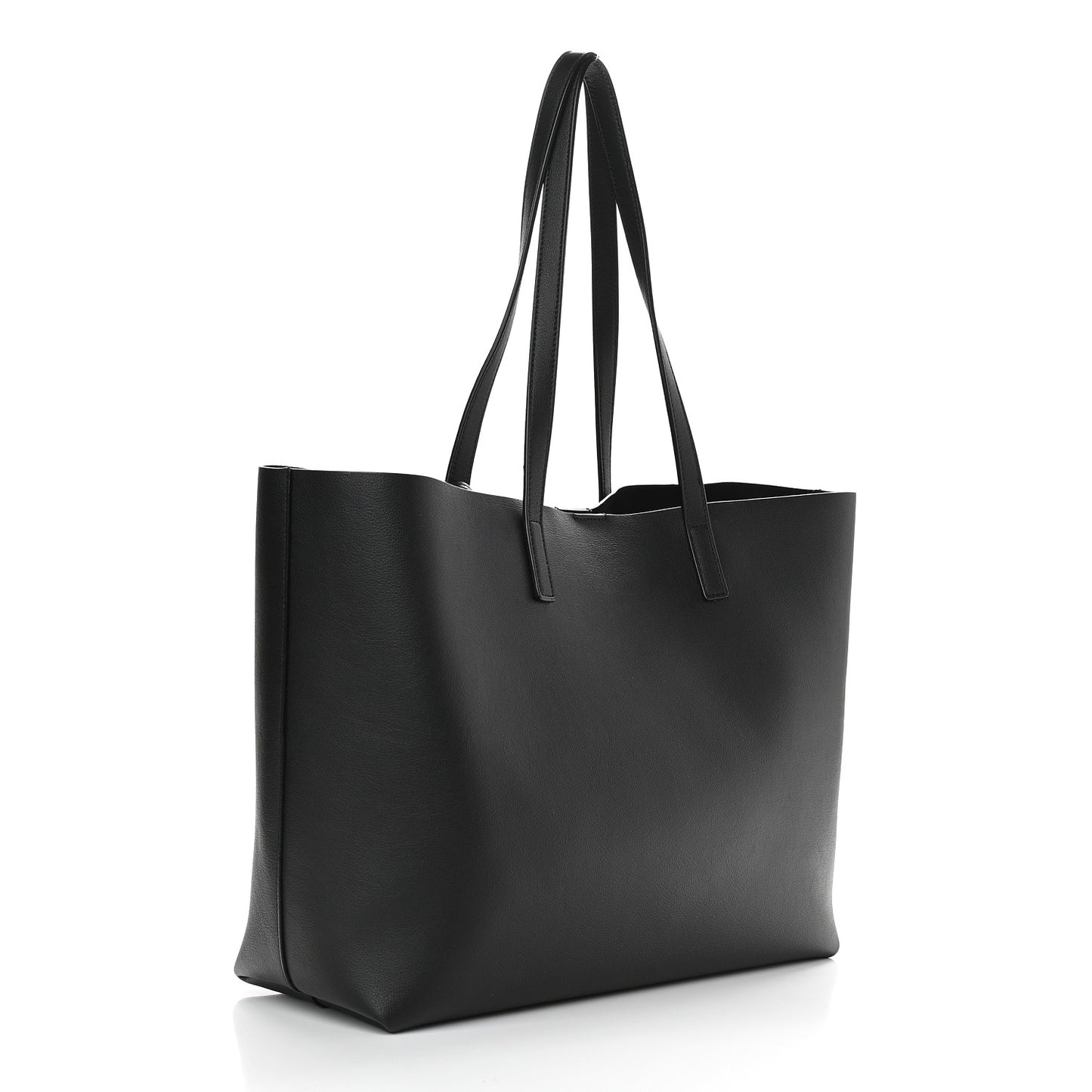 Calfskin Large Shopping Tote Black