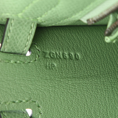 Hermes Epsom Kelly Sellier 25 Vert Criquet 6 of 10