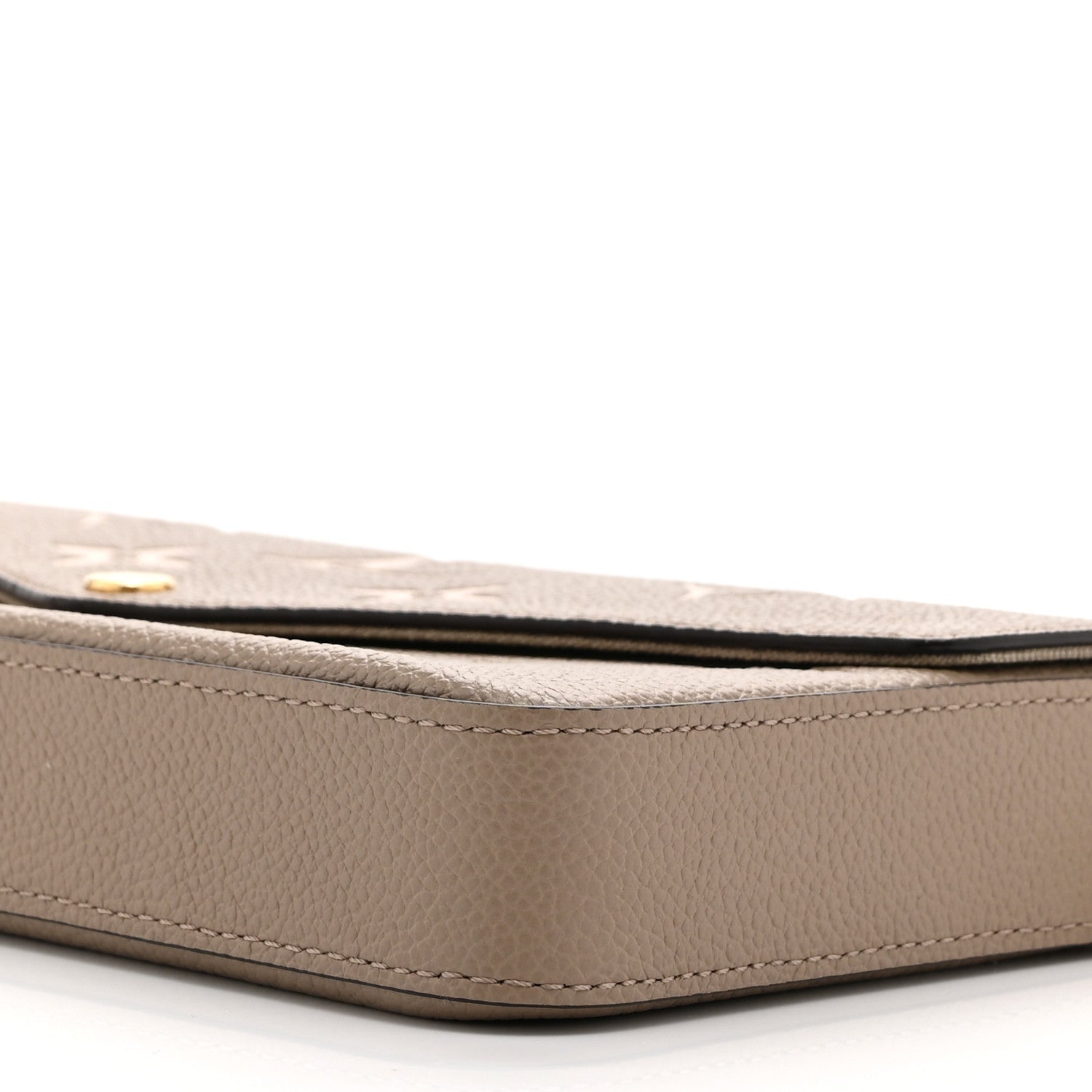 Louis Vuitton Empreinte Monogram Giant Felicie Pochette Tourterelle Creme 10 of 10