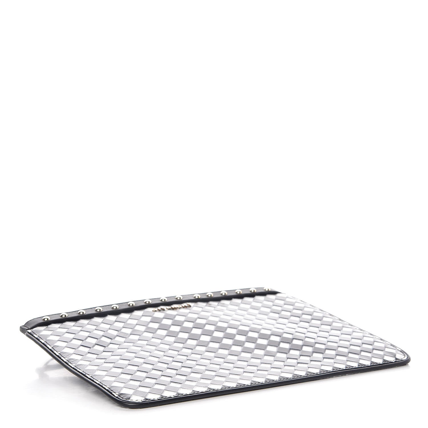 Givenchy Lambskin Medium Zip Pouch Black White 4 of 10