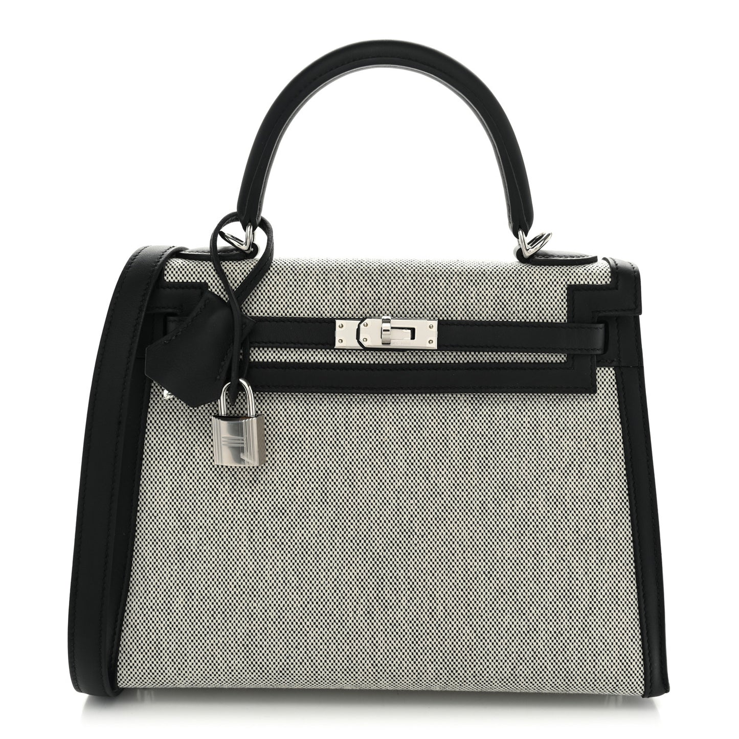 Toile H Swift Kelly Sellier 25 Ecru Black
