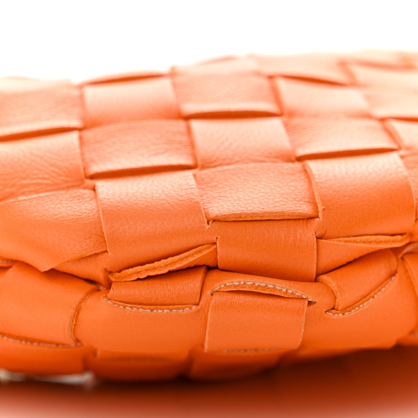 Nappa Intrecciato Mini Sardine Bag Papaya