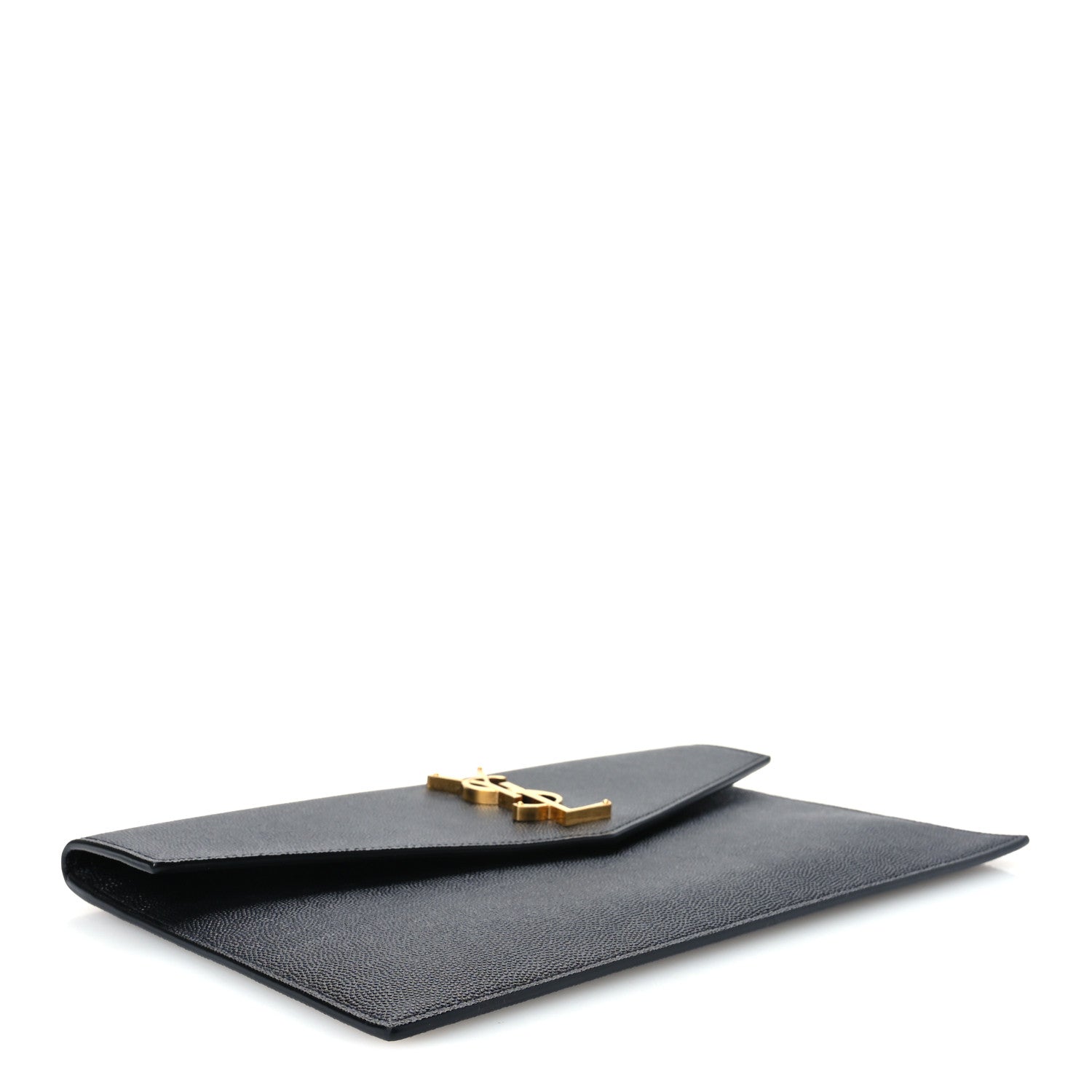 Saint Laurent Grain De Poudre Uptown Pouch Black 4 of 9