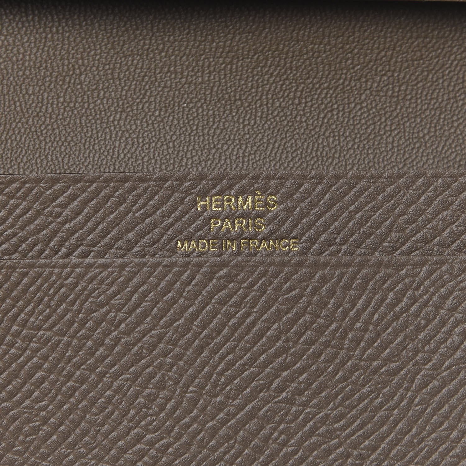 Hermes Epsom Bearn Card Holder Wallet Etoupe 6 of 8