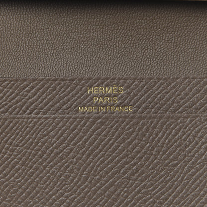 Hermes Epsom Bearn Card Holder Wallet Etoupe 6 of 8