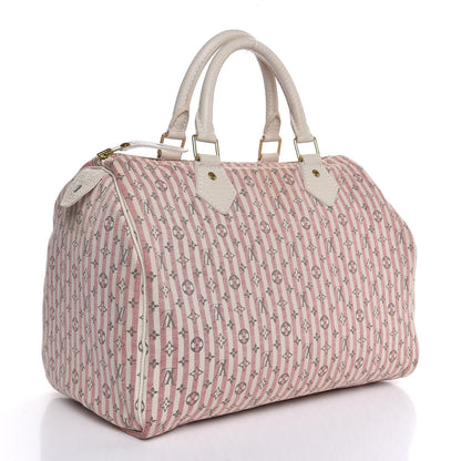 Louis Vuitton Mini Lin Croisette Speedy 30 Rouge 3 of 7