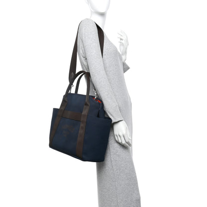 Hermes Toile Sac De Pansage Groom Bleu Navy Feu 2 of 12