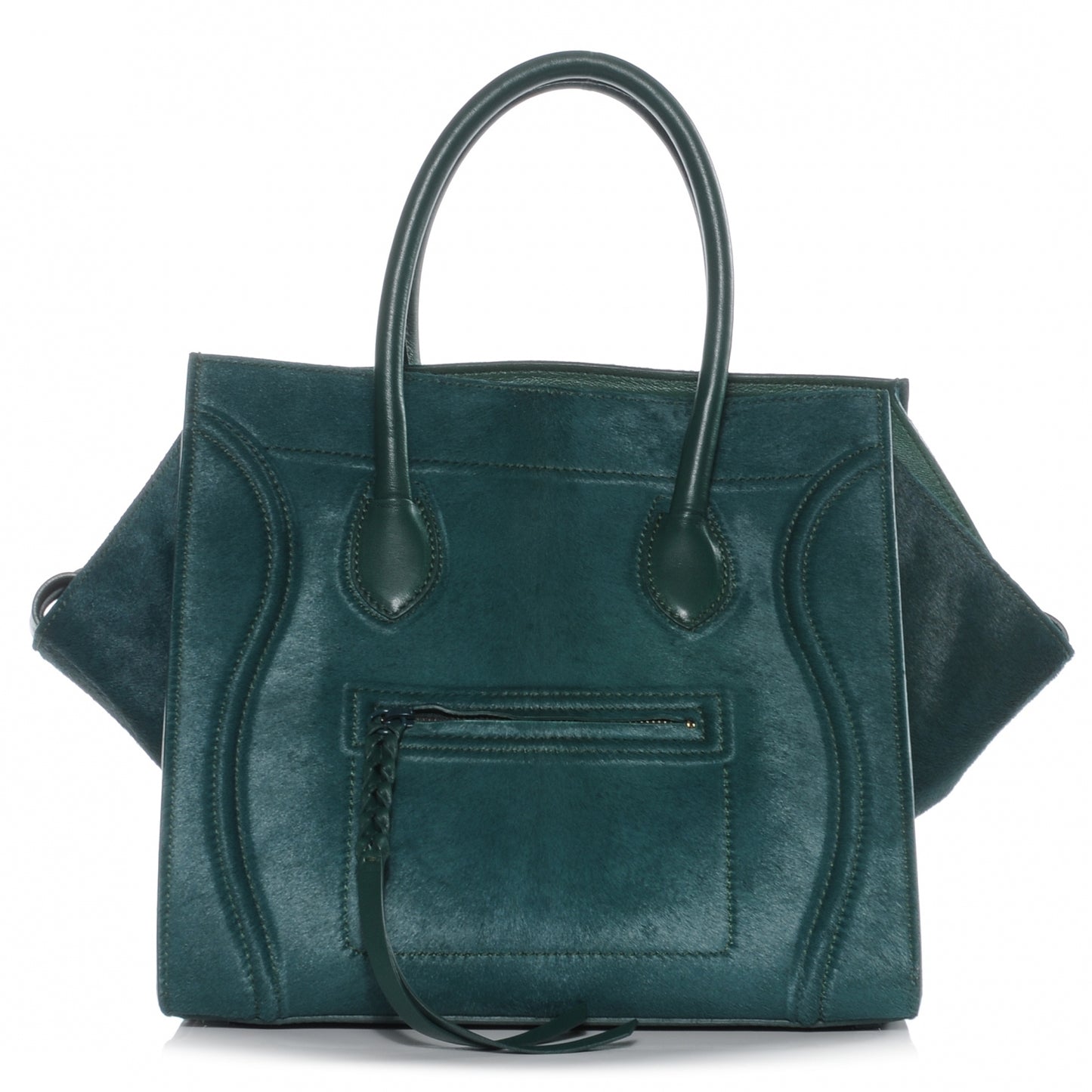 Pony Hair Small Phantom Luggage Jade