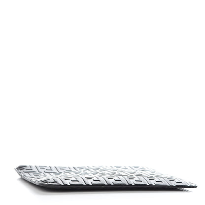 Fendi Vitello Grace FF 1974 Embossed Pouch Black 4 of 10