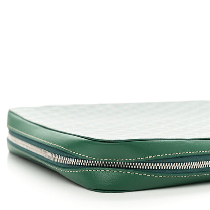 Goyard Goyardine Universal Companion Portfolio Green 8 of 9