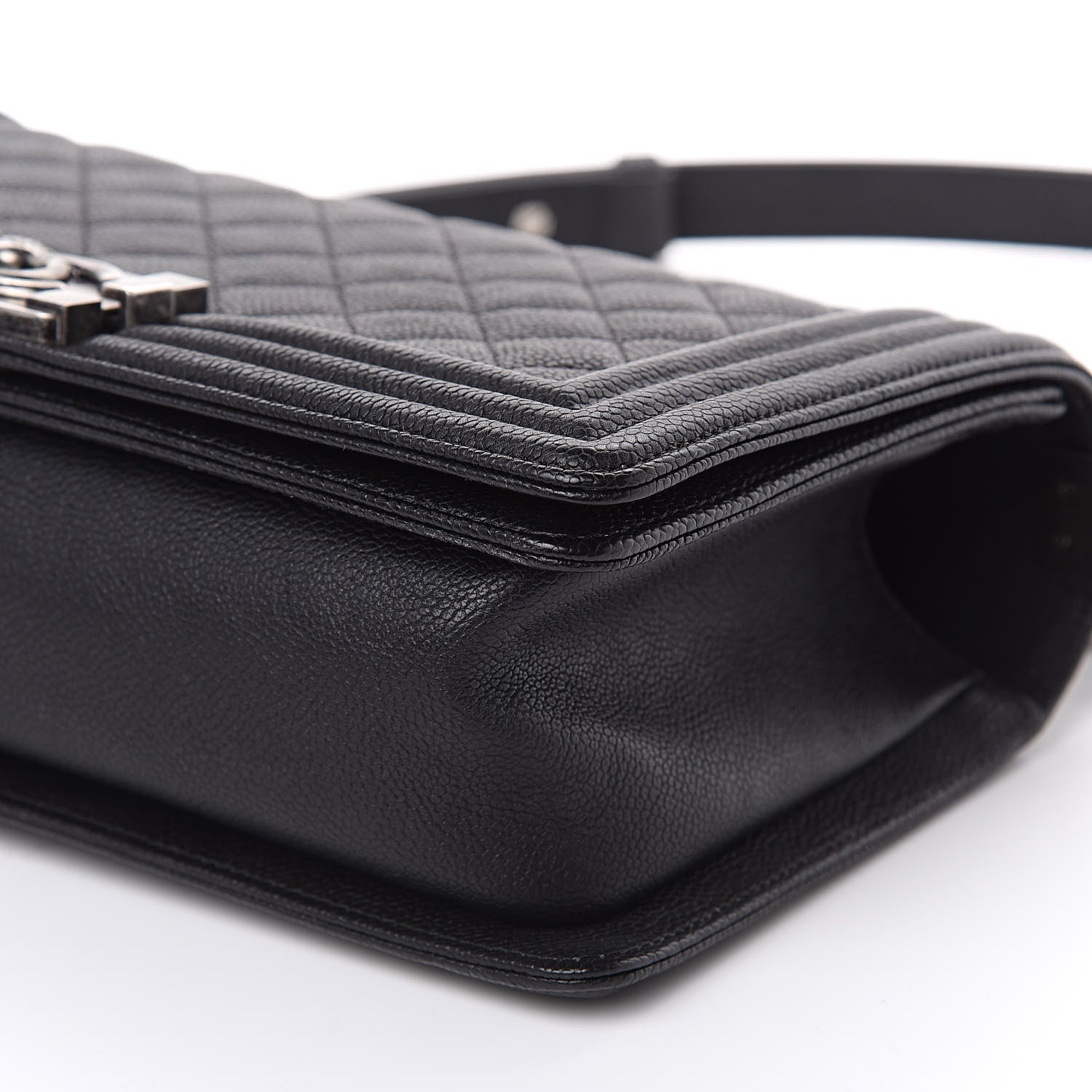 Chanel Caviar Quilted Medium Boy Flap Black 9 of 12